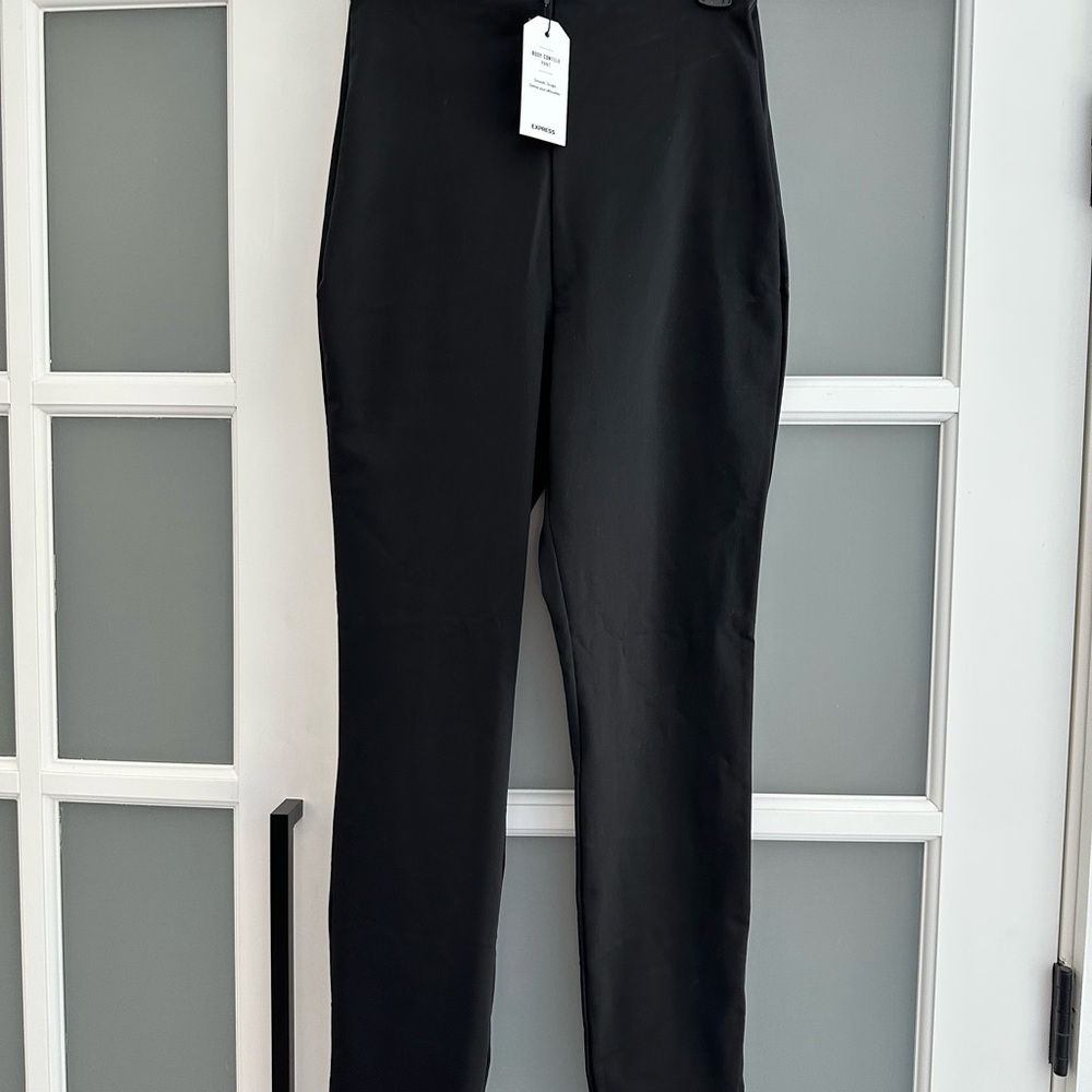 Express body contour dress pants